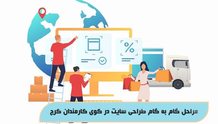 مراحل گام به گام طراحی سایت در کوی کارمندان کرج